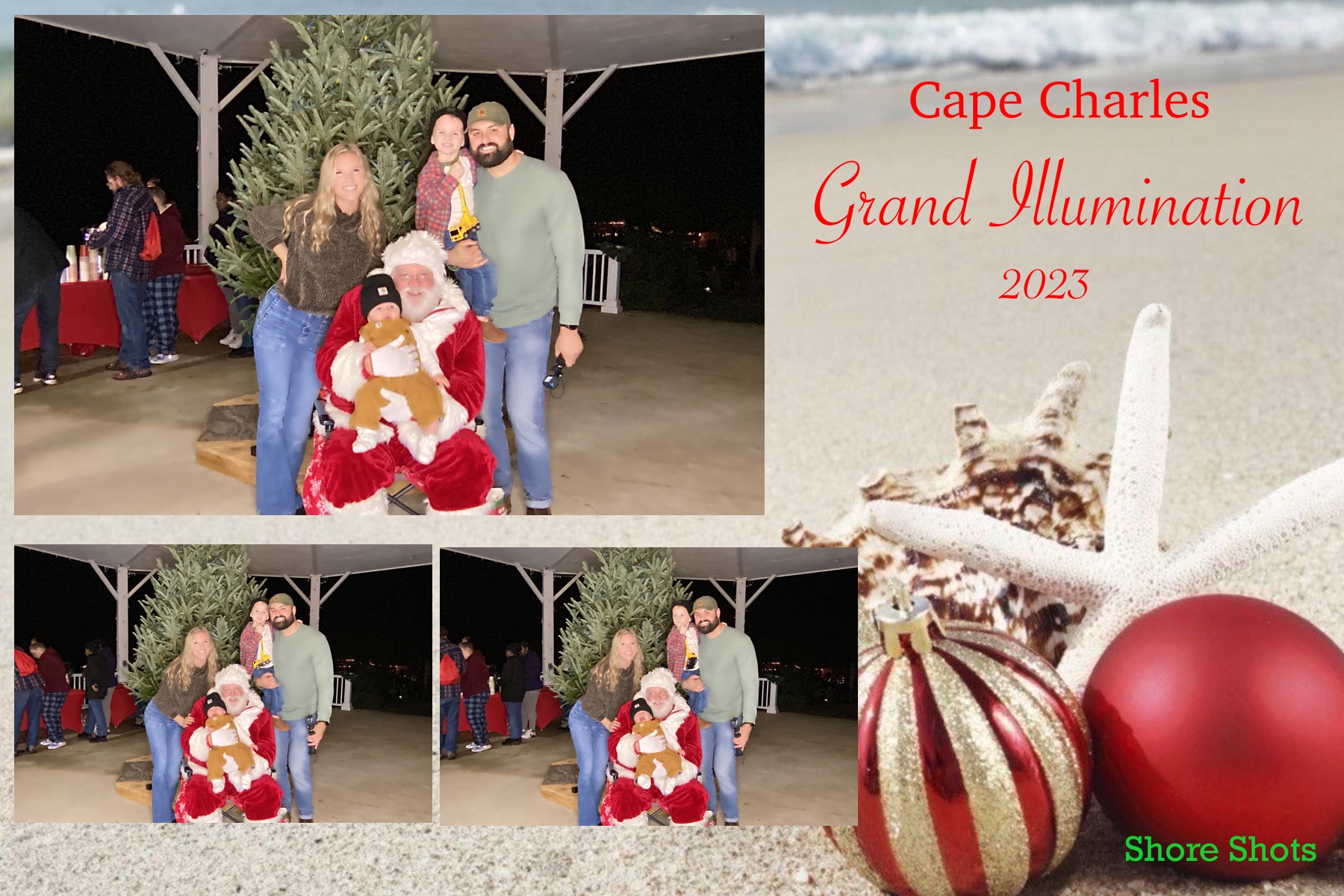 Cape Charles Grand Illumination photobooth strip