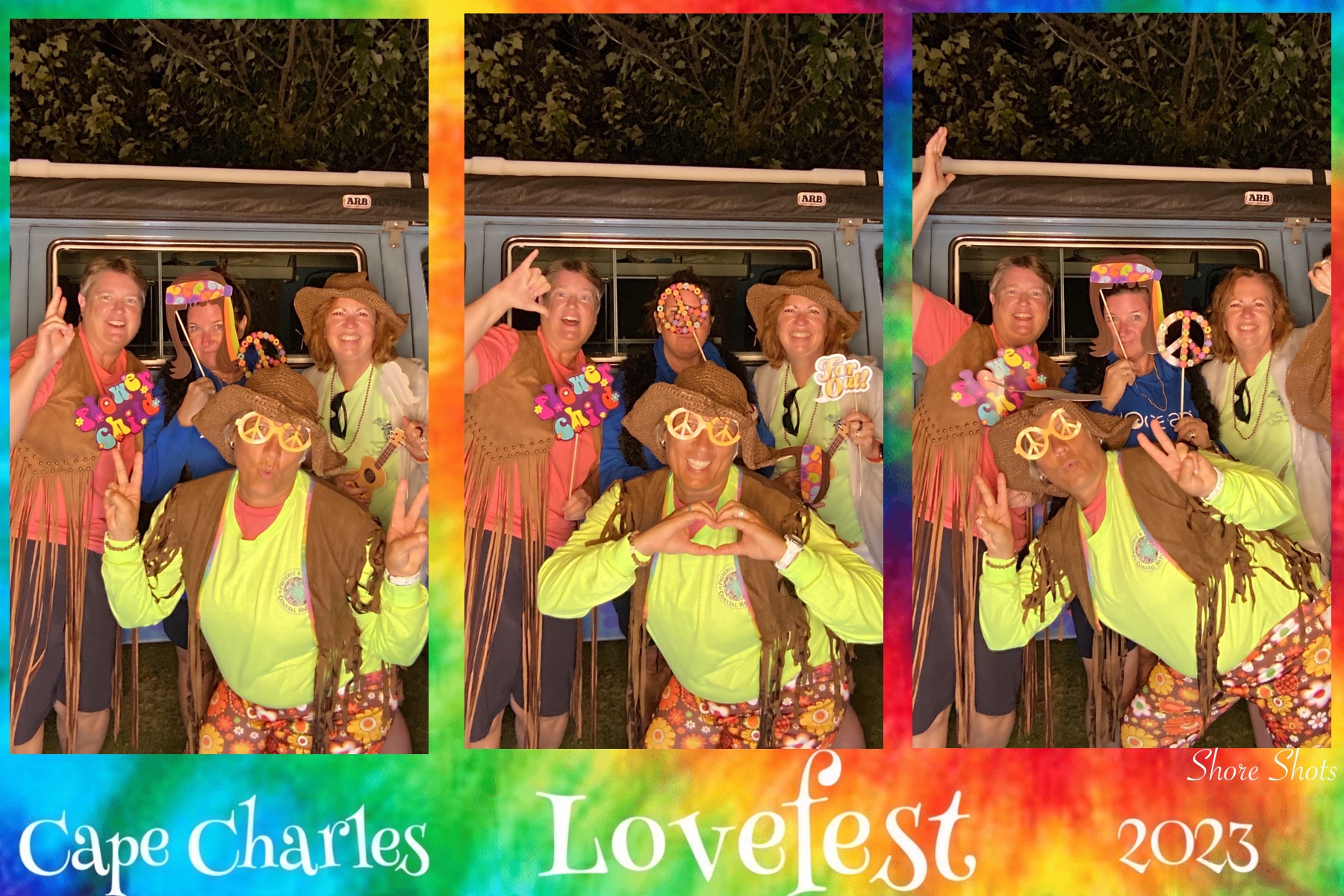 Cape Charles Lovefest photobooth strip